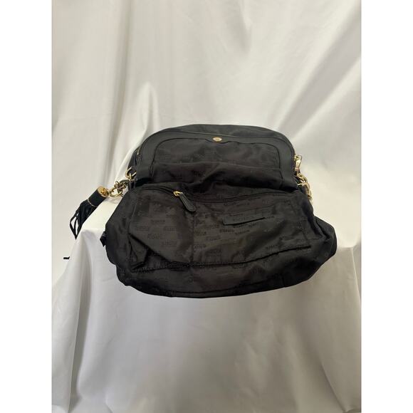 Michael Kors Bedford Tassel Satchel Bag Black Pebbled Leather Handbag Purse - Picture 11 of 16